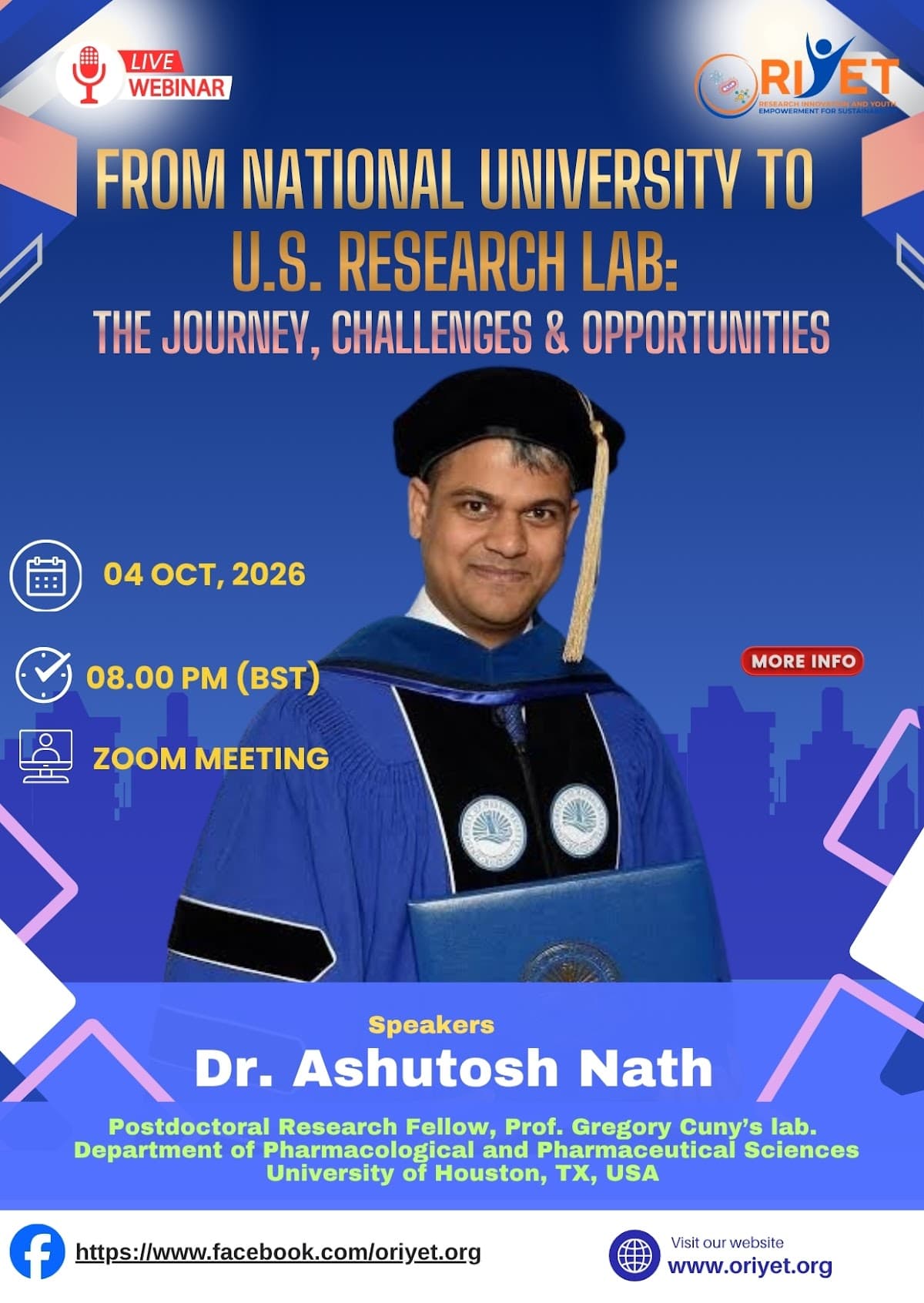 From National University to U.S. Research Lab: The Journey, Challenges & Opportunities